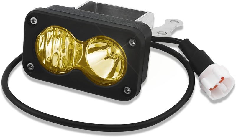 MLWRID Headlight Kit with Mount Bracket Compatible for SurRon Segway X260, Yellow Floodlight dirt bike headlight kit, Sur-ron Accessories (Yellow Light) - Image 1